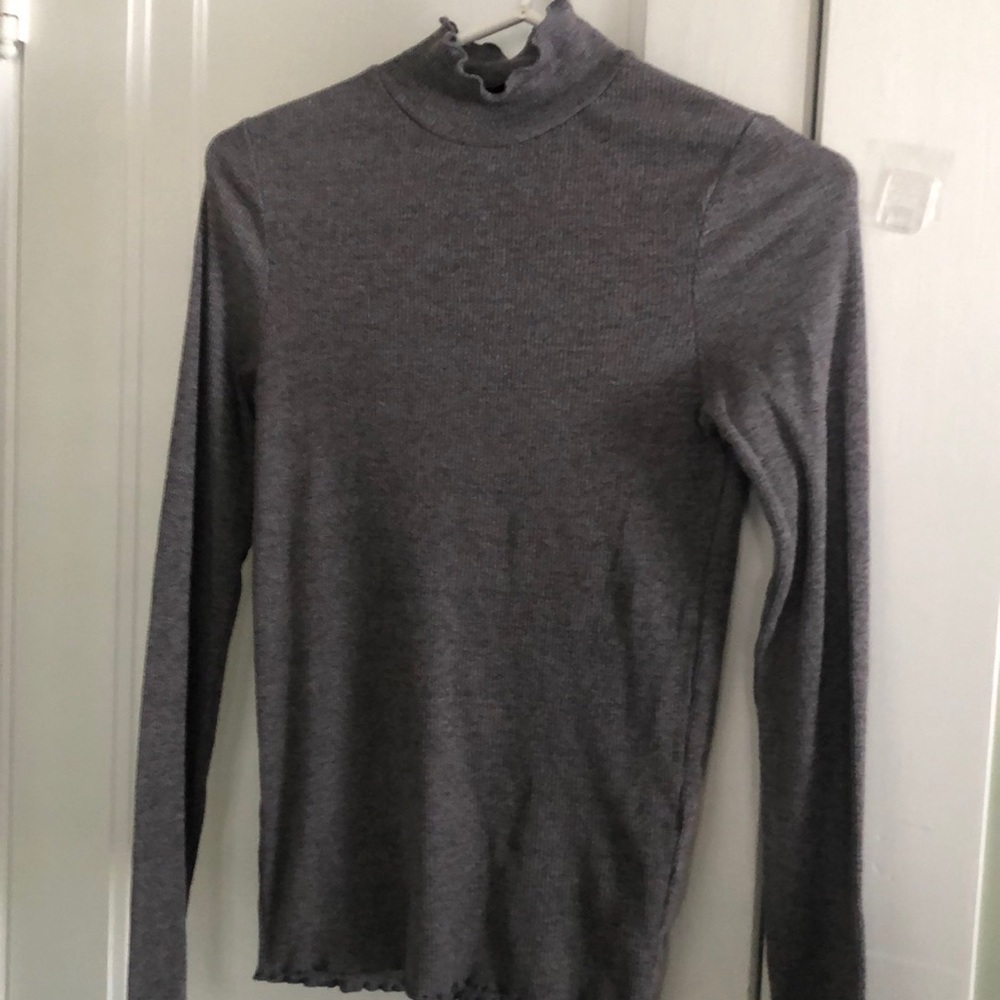Topshop mock gray